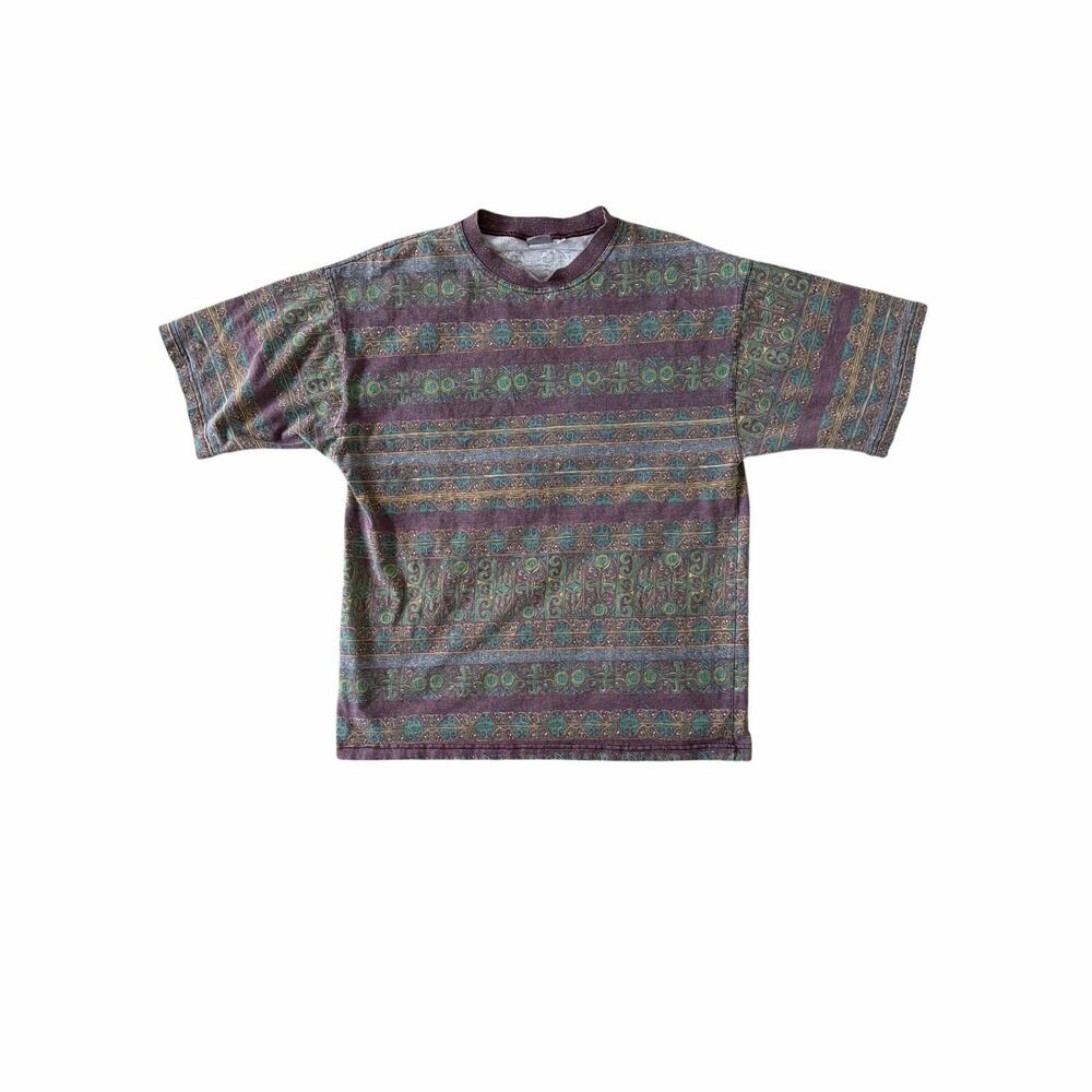 Rare Vintage 90s O’Neill Surf Faded Art Deco Tee in Excellent Condition